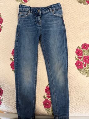 Mini Boden Girls Blue Stretch Denim Jeans